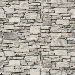 MÉDIA Öntapadós tapéta Fal különféle szürke kövek, 400 x 250 cm (FOTOTAP13727)