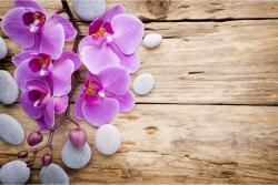 Blueback MAT Fotótapéta Pink orchideák kövekkel, 300 x 200 cm (BBIMG5670)