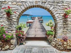 MÉDIA Öntapadós tapéta Tengeri kapu, 250 x 200 cm (FOTOTAP14116)