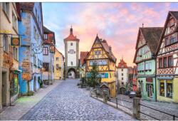 Media Öntapadó és mosható falfestmény Sunset in Rothenburg, 300 x 250 cm (FOTOTAP6162)