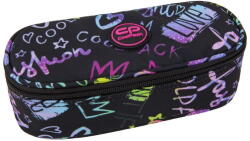 COOLPACK Tolltartó fedővel, Coolpack, Campus, Fényes fény, Ovális, 23 x 9 x 5 cm, Poliészter, Lányoknak, Felszerelés nélkül (LUF062847)