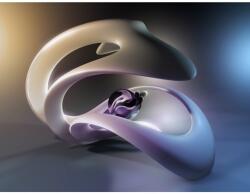 Blueback MAT Absztrakt 3D kék tapéta, 300 x 250 cm (BBIMG1277)