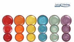 Heinner Serviciu de masa Art of Dining by Heinner Aquarelle, ceramica, 18 piese (HR-WDF-18A)