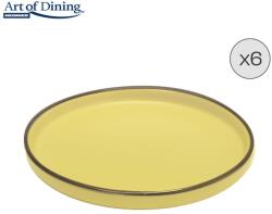 Heinner Set 6 farfurii desert Art of dining by Heinner Medeea, ceramica, 20 cm (HR-WDF-M20D6)