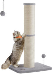 FEANDREA 85 cm magas kaparófa közepes és nagy macskáknak szizál pomponnal galambszürke (EUZ-PCA041G01)