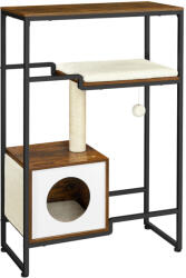 FEANDREA PCT112X01 macskabútor kaparófa 2 az 1-ben vintage barna (EUZ-PCT112X01V1)