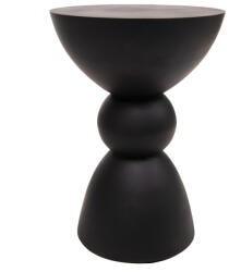 Ma Maison TADAO 35 Kisasztal MDF Fekete Szoborszerű Dizájn (KHM-MM001501100321-BLACK)