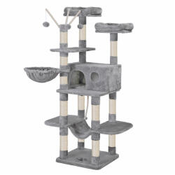 FEANDREA XXL Macskabútor 164 cm Világosszürke (EUZ-PCT087W01V1)