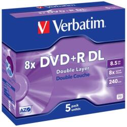 Verbatim DVD+R, 5 броя, 43541 (43541)