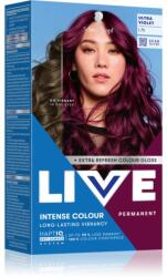 Schwarzkopf LIVE Intense Colour Culoare permanenta pentru par culoare L76 ultra Violet 1 buc