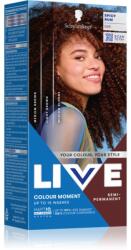 Schwarzkopf LIVE Colour Moment vopsea de păr semipermanentă culoare 065 Spicy Rum 50 ml