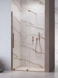 Radaway Furo Brushed Copper DWJ szálcsiszolt réz zuhanyajtó 90 átlátszó jobbos