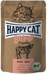 Happy Cat Bio Organic alutasakos eledel - Marha 12 x 85 g