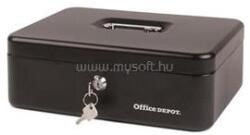 Office Depot nagy pénzkazetta fekete (OFFICE_DEPOT_4049653) (OFFICE_DEPOT_4049653)