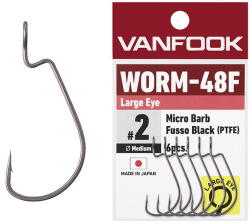 Vanfook Carlig Vanfook Worm-48F Large Eye nr. 2 (4949146039665)