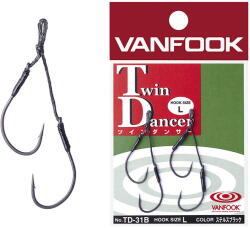 Vanfook Carlig Vanfook TD-31B Twin Dancer Stealth Black Small (4949146026924)