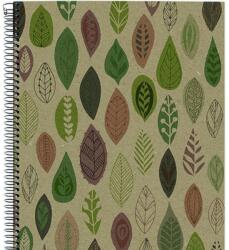 Miquelrius A4 spirálfüzet levél mintás