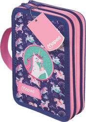 Maped Tolltartó, töltött, 2 emeletes, cipzáras, MAPED, unikornis (IMA967402) (IMA967402)