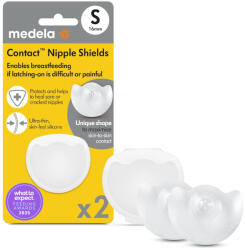 Medela bimbóvédő szoptatáshoz, tartódobozzal, S méret, 2 db (16mm) (HFS8)
