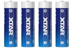 XTAR 4 db AA 1, 5V 3000mAh USB-C újratölthető akkumulátor