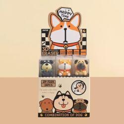  Kutya mintás radír - többféle (307011)