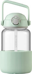 Buydeem DG710 Pop-Up Straw Glass Bottle, Cozy Greenish (DG710-CG)