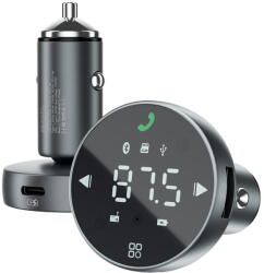 Proove Incarcator pentru Masina USB cu touch screen, 30W- FMSS30110003 - Grey (KF2361782) - vexio