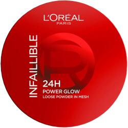 L'Oréal Infaillible 24H Power Glow Loose Powder Medium Púder, 10 g