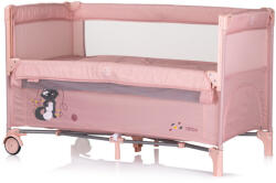 Chipolino Relax multifunkciós utazóágy, rózsaszín, Pink Marshmellow