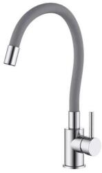 Sanimix Medusa Flexibilis álló mosogató csaptelep, szürke (25.052.6FXGR)