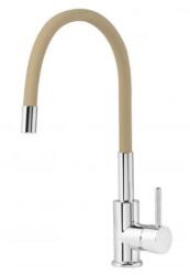 Sanimix Medusa Flexibilis álló mosogató csaptelep, bézs (25.052.6FXBE)