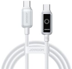 JOYROOM STARFLIGHT cablu de date Type-C - Type-C, 120cm, ALB (S-A55 C-C 100W 1.2 WHITE)