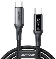 JOYROOM STARTALK cablu de date Type-C - Type-C, 120cm, NEGRU (S-A60 C-C 100W 1.2M BLACK)