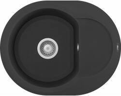 Elleci - Mosogatótálca Easy ROUND 600 G40 nero