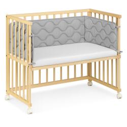 Kidizi Aparatoare pentru patut co-sleeper 90x50 Kidizi Grey Deluxe (5949551903871)