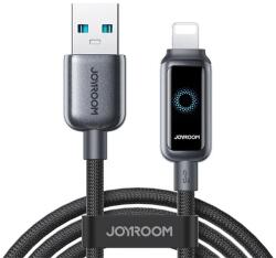 JOYROOM iPhone 5S JOYROOM STARFLIGHT cablu de date tip C - fulger, 120 cm, NEGRU (S-A55 A-L 3A 1.2M BLACK)