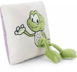 NICI Green: Fridolin béka párna, szögletes - 30 x 30 cm (62283) - pepita