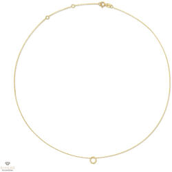 Jackie Gold buborékos kör arany nyaklánc 45 cm - JKN24.060