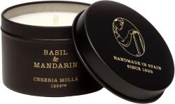 Cereria Mollá Lumânare parfumată Cereria Molla - Basil & Mandarin, 90 g (TC5538)