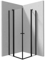 Deante Zuhanykabin, Deante Kerria Plus zuhanykabin, 80x80 cm, fekete KKNNU08U08 - mozaikkeramia