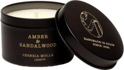 Cereria Mollá Lumânare parfumată Cereria Molla - Amber & Sandalwood, 90 g (TC5537)