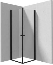 Deante Zuhanykabin, Deante Kerria Plus zuhanykabin, 90x90 cm, fekete KKNNW09W09 - mozaikkeramia