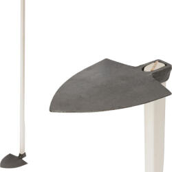 Strend Pro Kerti kapa, Strend Pro Garden, sötétszürke, hegyes, 120 cm nyél, 16 cm munkaszélesség, acél fej, fa nyél (TC211138)