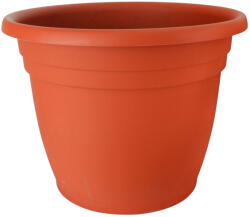 ICS Műanyag virágcserép, Ics Thea, terrakotta, átmérő: 65 cm, magasság: 47 cm, enyhén kúpos, 80 l, kerek (TC255027)