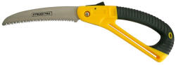 Strend Pro Kerti kézifűrész, Strend Pro Garden KT1015B, sárga/fekete, 18 cm pengehossz, acél penge, műanyag gumírozott fogantyú, összecsukható (TC226436)