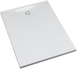 Schedline Magnific White Stone téglalap zuhanytálca + előlap 100x80 cm fehér 3SP. M1K-80100/B/ST-M9/B/ST (3SPM1P80100BSTM9BST)