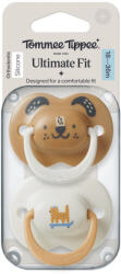 Tommee Tippee Ultimate Fit nyugtató cumi sterilizáló tokkal 18-36 hó 2 db (fiús)