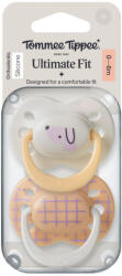 Tommee Tippee Ultimate Fit nyugtató cumi sterilizáló tokkal 0-6 hó 2 db (lányos)