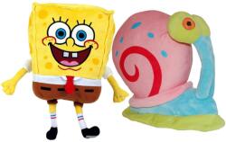 Play by Play Set 2 jucarii de plus, Play By Play, Spongebob 26 cm si Garry 20 cm (PL10414SG_001)
