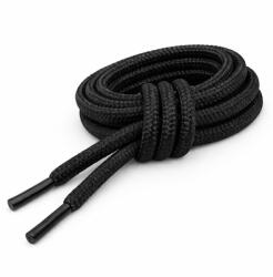 WARAGOD Cipőfűzők Warstrap Round, fekete
